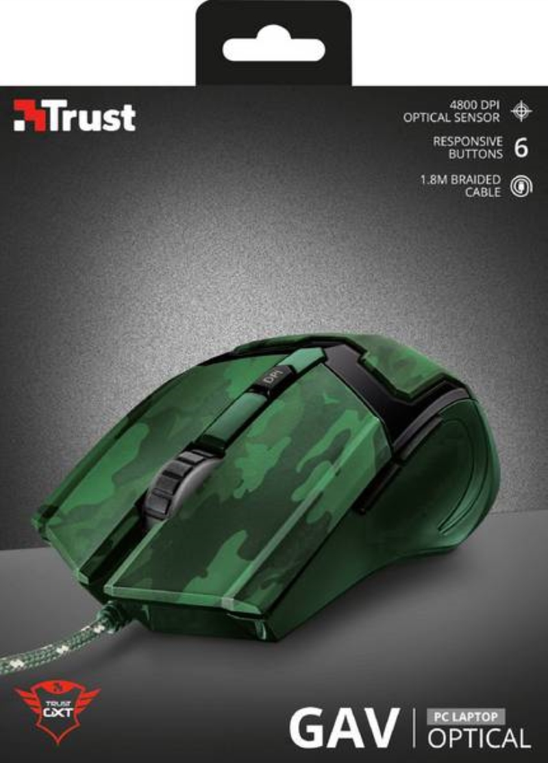 TRUST MOUSE TRUST GXT101CGAV MOUSE JUNGLE